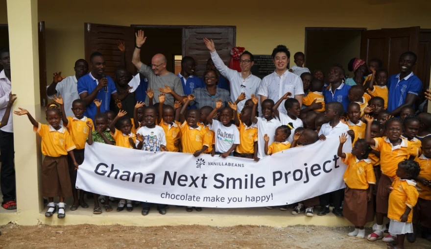 Ghana Next Smile Projectで完成した学校