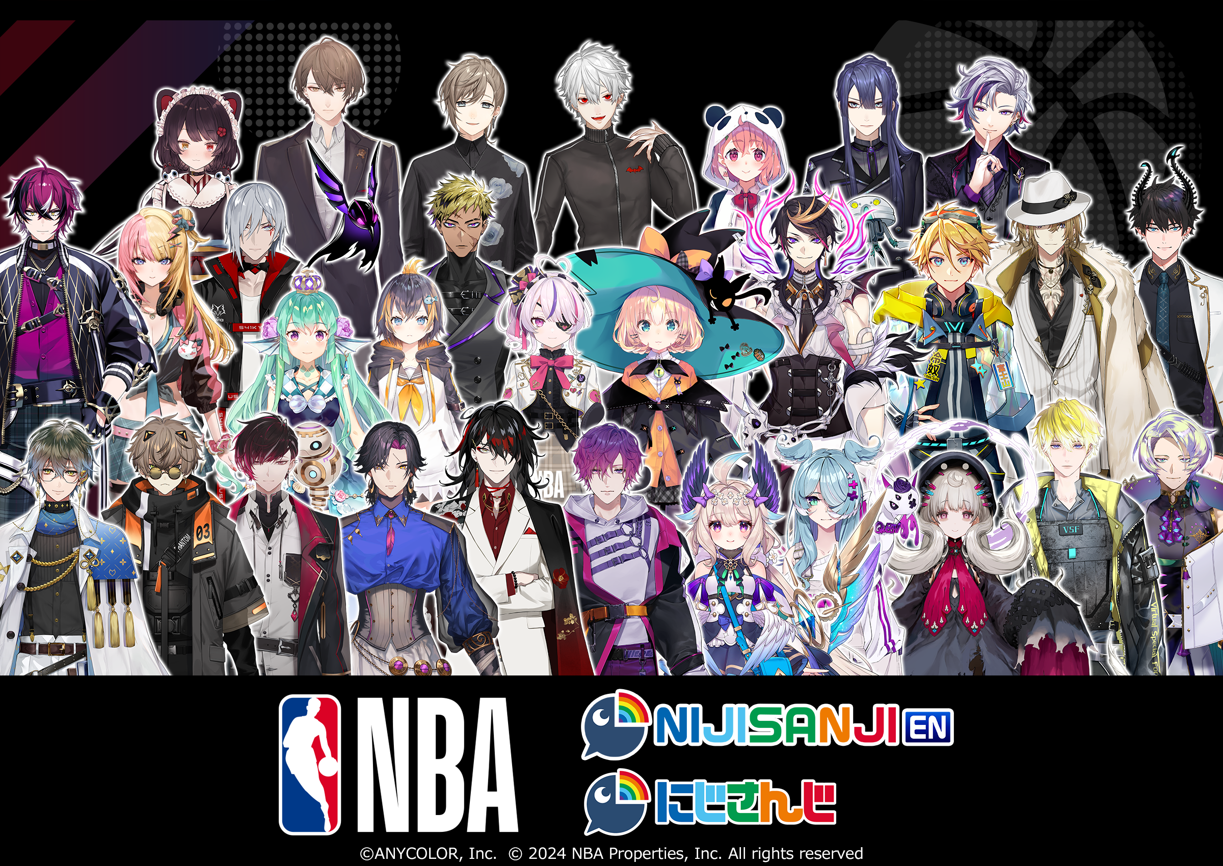 楽天コレクション」、『NBA』と『NIJISANJI EN』/『にじさんじ』がコラボしたオリジナルグッズを発売決定 | 楽天グループ株式会社